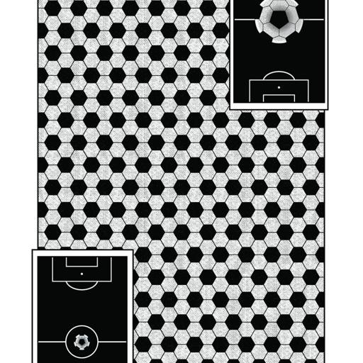 Part A · ON A WHITE BACKGROUND · The Goalkeeper's Fear of the Penalty Kick · 60.76x45cm · UV printing on classic watercolor paper with digital collage · 2021