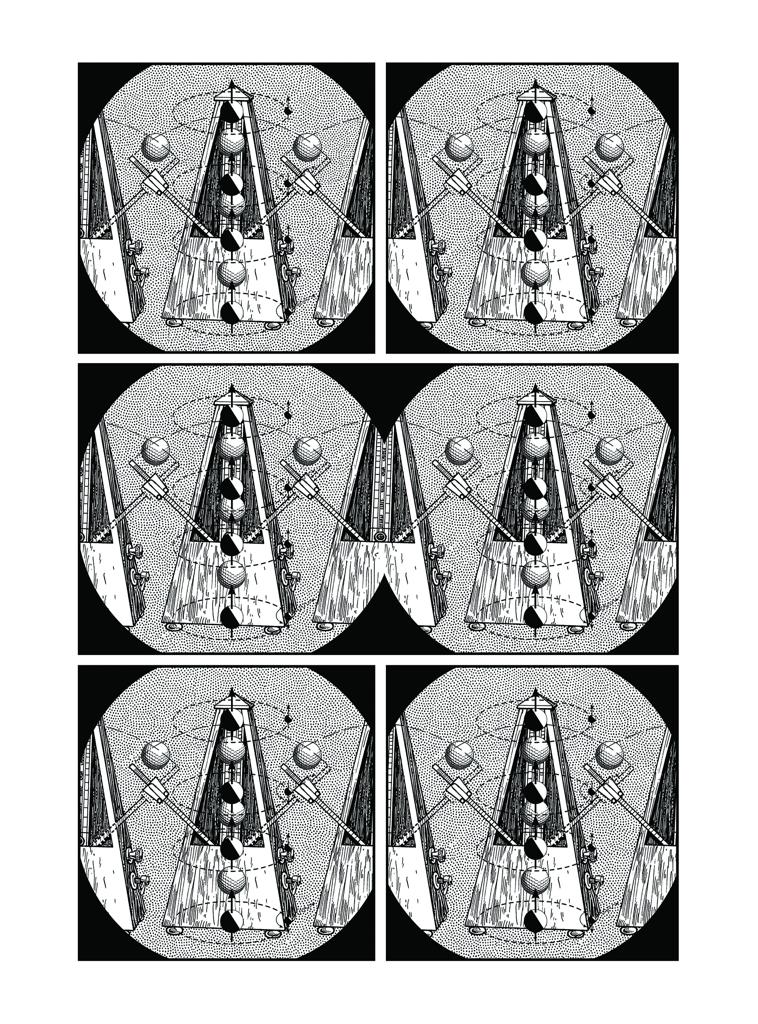 Part A · ON A WHITE BACKGROUND · Routine · 60.76x45cm · UV printing on classic watercolor paper with digital collage · 2020