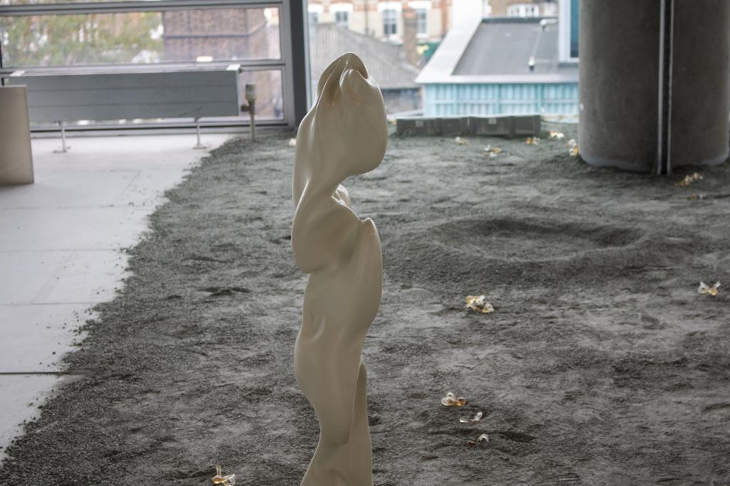 BPPV Inspiration · Installable/Removable speakers are embedded in the sculpture | Mixed medium | 90cm X 34cm X 27cm | 2023-04-09