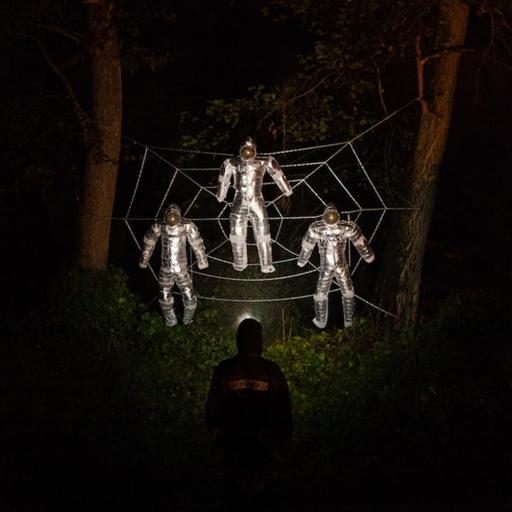 Die Botschaft · Site-specific mixed media Installation / 400x300x40cm / Labirynt Festival of New Art / Slubice (Poland) / 2022