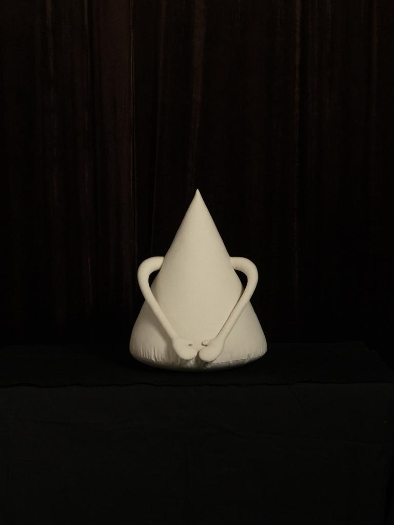 The Euclideans Cone · 18’’ x 14’’ x 15’’ · Cotton, polyester · NY, USA · 2022