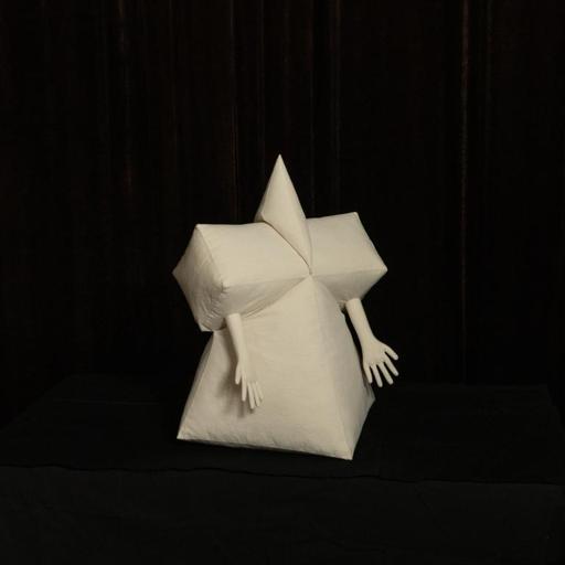 The Euclideans Square Prism Cuboid Cross · 21’’ x 18’’ x 18’’ · Cotton, polyester · NY, USA · 2022