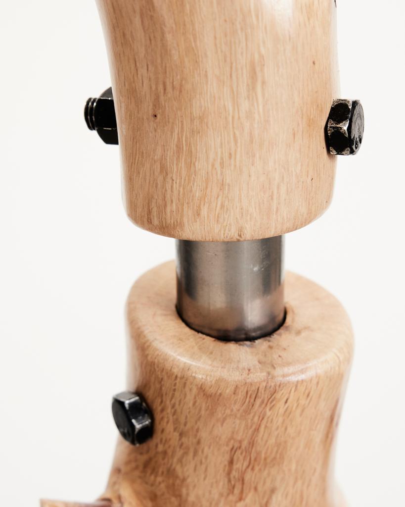 Franken Tree · 2024 · reclaimed live oak and steel · 105