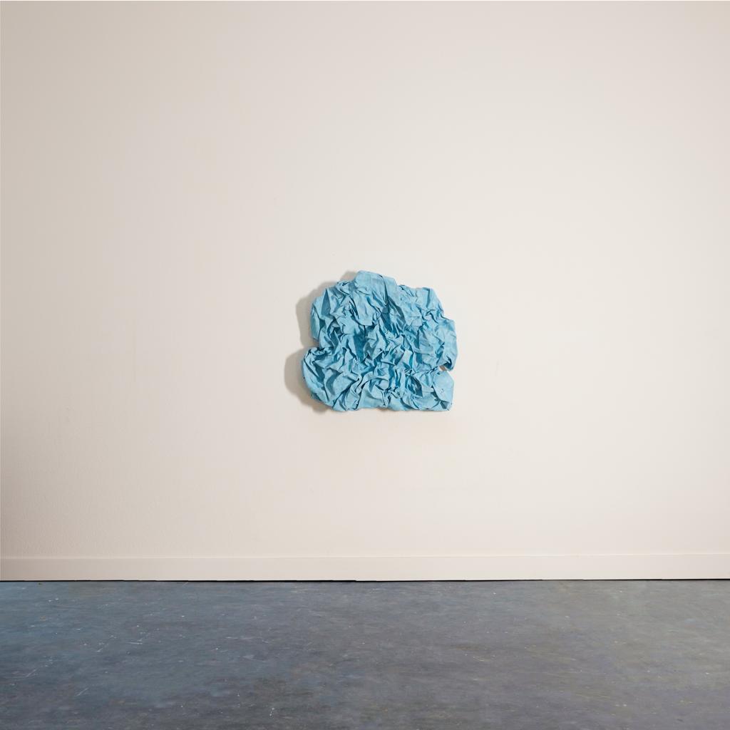 It’s Clearing Up · 2024 · Interior paint on canvas and cardboard · 33
