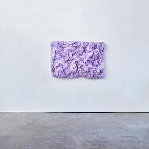 Mountain Sunset · 2023 · Interior paint on canvas and cardboard · 37