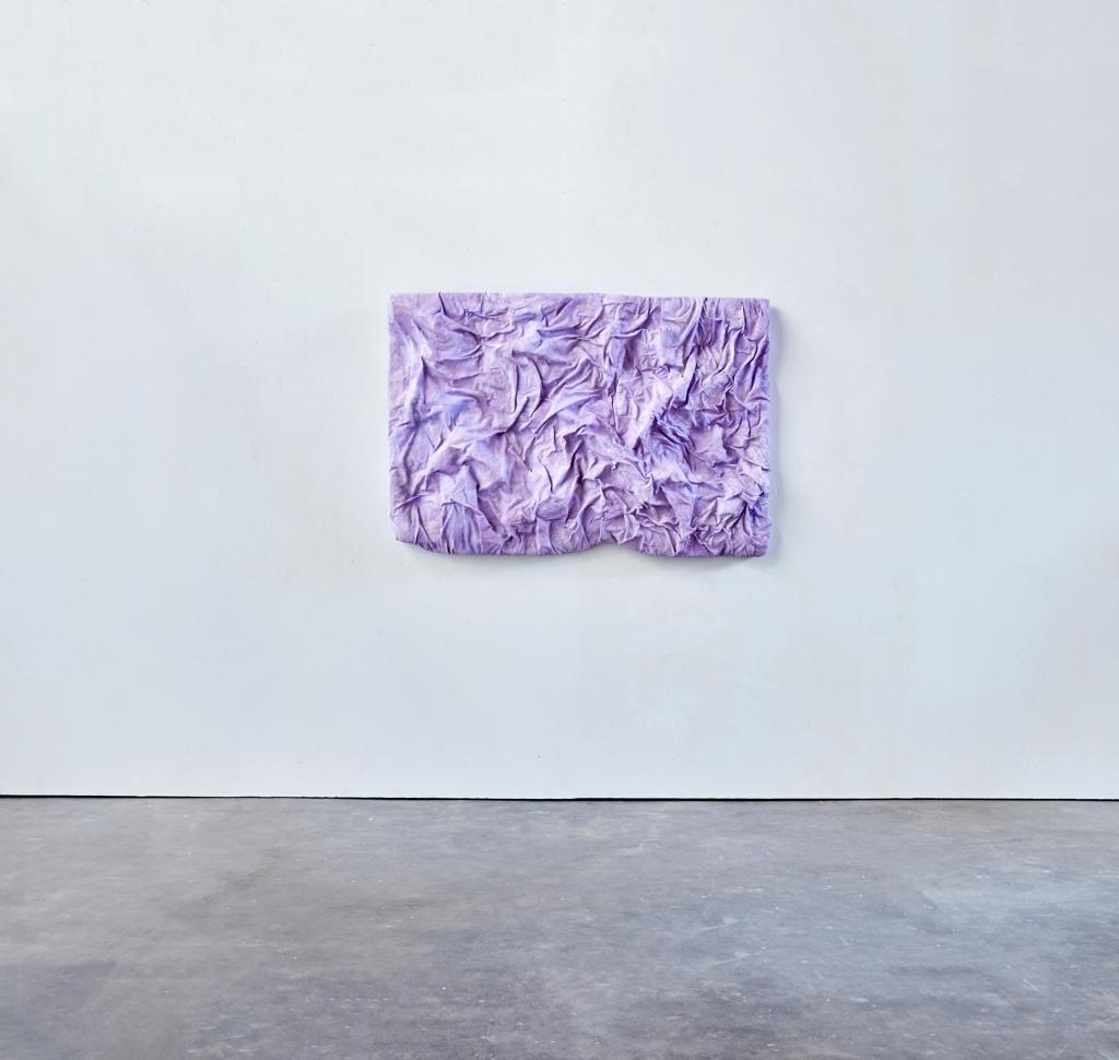 Mountain Sunset · 2023 · Interior paint on canvas and cardboard · 37