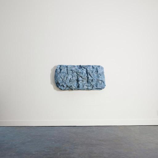 Ocean Tide · 2024 · Interior paint on canvas and cardboard · 23