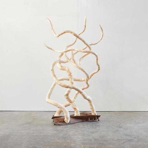 Seed of Sirsasana · 2023 · wood and steel · 96