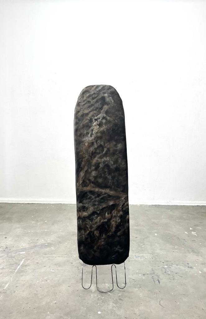 Turtle or Rock · The Rose · acrylic and mixed media · 13x35x51 · 2023