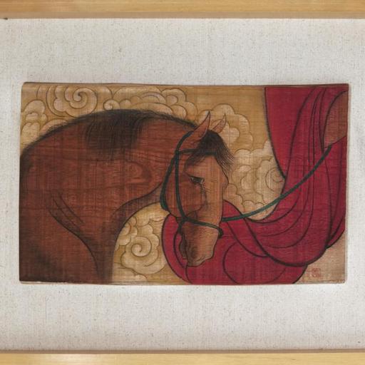As It Is · Red Light 2 (《如是 · 红光》之二) · Rich Color Wooden Panel Painting(木板重彩) · 50x80cm · 2016