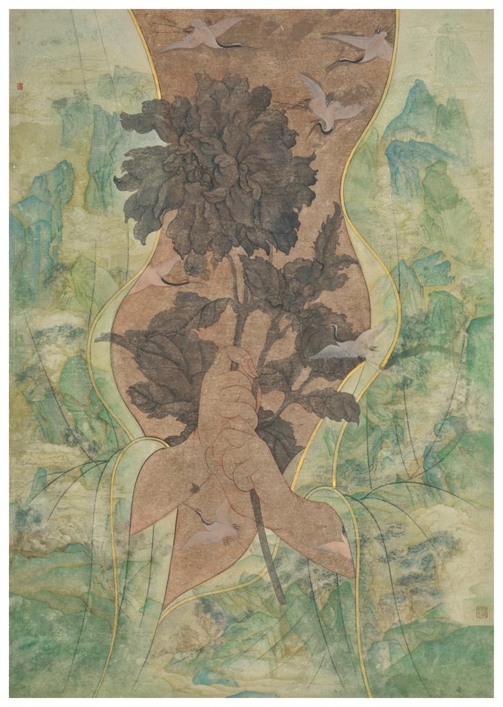 As It Is · The Cycle of the Seasons 2 (《如是 · 春夏秋冬又一春 · 2》) · Fine Brushwork and Heavy Color(工笔重彩) · 66x92cm · 2018