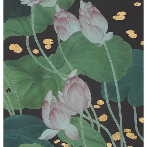 Clear Uncertainty · Clear Uncertainty (《清澈的暧昧 · 清澈的暧昧 · 2》) · Fine Brushwork and Heavy Color(工笔重彩)、Silk(绢本设色)、Mineral Color(矿物色) · 72x95cm · 2021