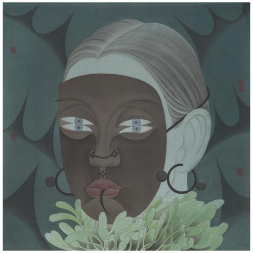 Clear Uncertainty · Liar (《清澈的暧昧 · 说谎者》) · Silk(绢本设色) · 40x40cm · 2023