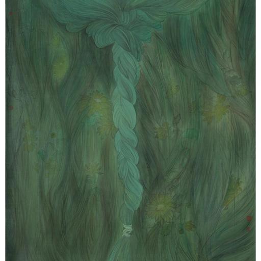 Clear Uncertainty · Spring Criticism (《清澈的暧昧 · 春天责备》) · Fine Brushwork and Heavy Color(工笔重彩) · 72x95cm · 2020
