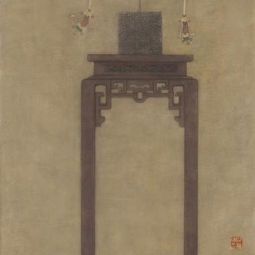 Devotee · Faith 1 (《膜拜者 · 信仰 · 1》) · Fine Brushwork and Heavy Color(工笔重彩)年 · 160cmx60cm · 2014