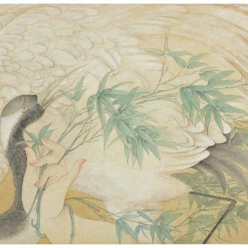 From Blossoms to Withered Dreams · As It Is (《花至荼蘼梦为马 · 如是》) · Fine Brushwork and Heavy Color(工笔重彩) · 40x66cm · 2019