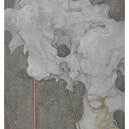 Psychotherapy · Psychotherapy 1 (《精神疗法 · 精神疗法 · 1》) · Fine Brushwork and Heavy Color(工笔重彩) · 38x66cm · 2018