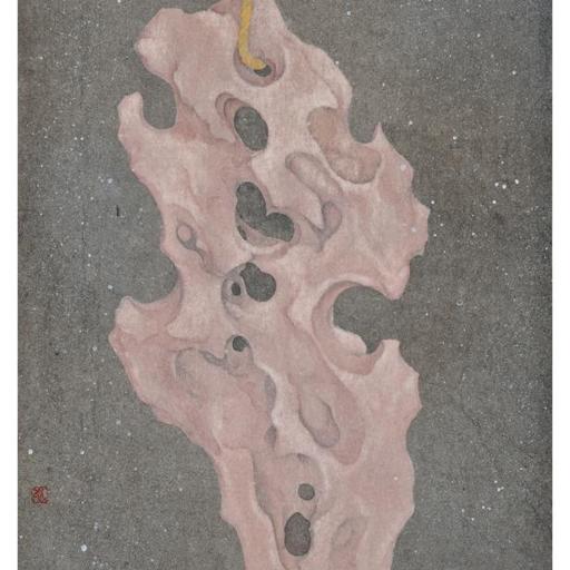 Psychotherapy · Psychotherapy 4 (《精神疗法 · 精神疗法 · 4》) · Fine Brushwork and Heavy Color(工笔重彩) · 38x66cm · 2018