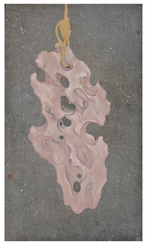 Psychotherapy · Psychotherapy 4 (《精神疗法 · 精神疗法 · 4》) · Fine Brushwork and Heavy Color(工笔重彩) · 38x66cm · 2018