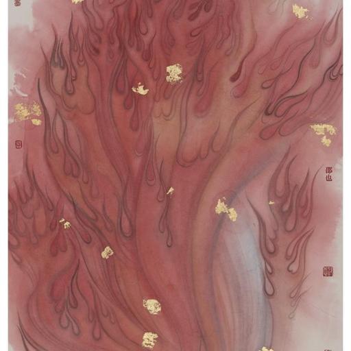 Tales and Legends · Alchemy (《故事和传说 · 炼金术》) · Ink Painting on Paper(纸本水墨) · 46x73cm · 2022