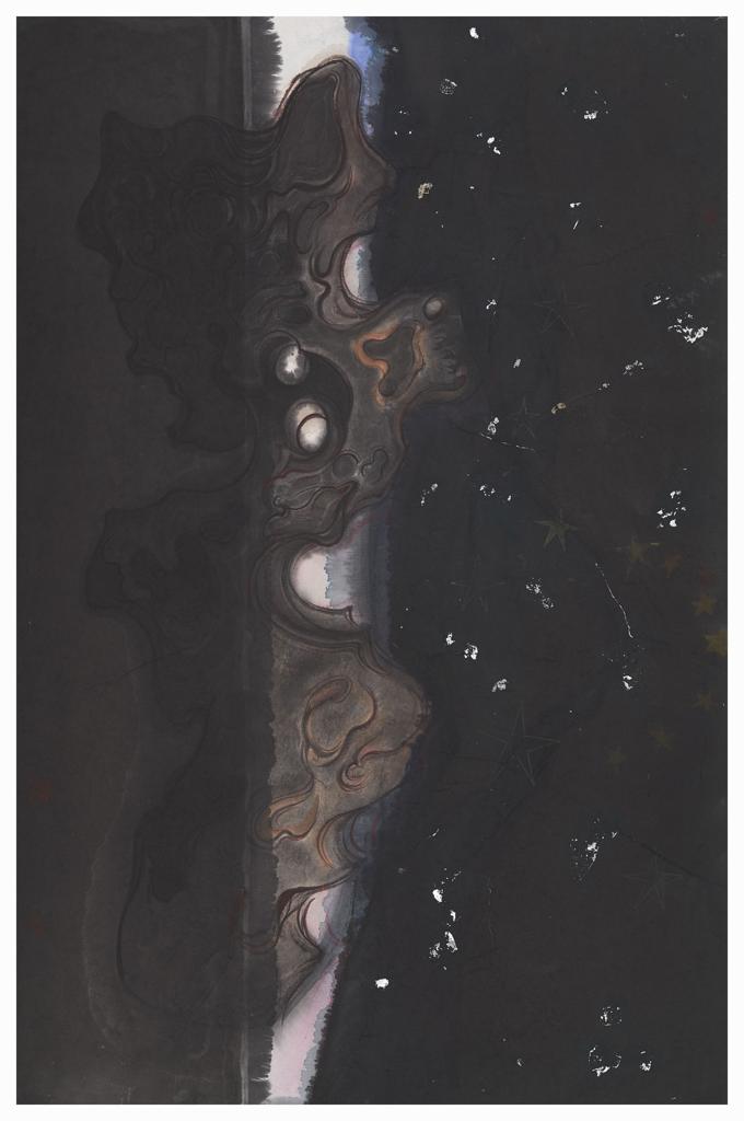 Tales and Legends · Brilliant (《故事和传说 · 璀璨》) · Ink Painting on Paper(纸本水墨) · 46x70cm · 2020