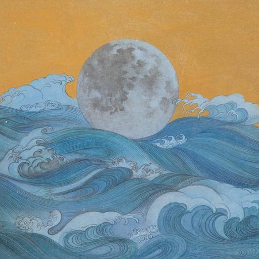 Tales and Legends · Sharing This Moment (《故事和传说 · 共此时》) · Fine Brushwork and Heavy Color(工笔重彩) · 39x54cm · 2021.tif