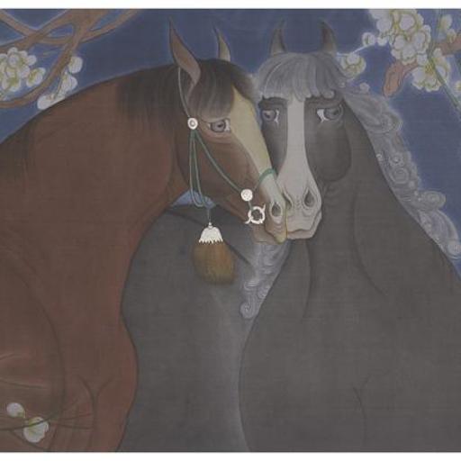 Tales and Legends · Wise (《故事和传说 · 贤良》) · Fine Brushwork and Heavy Color(工笔重彩) · 40x100cm · 2022