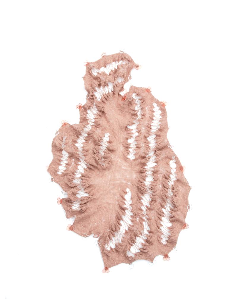 Into merged reality, an alternative fantasy · Mohair, alpaca, wool, cashmere, cotton, acrylic, transparent yarns · New York, United States · 2023