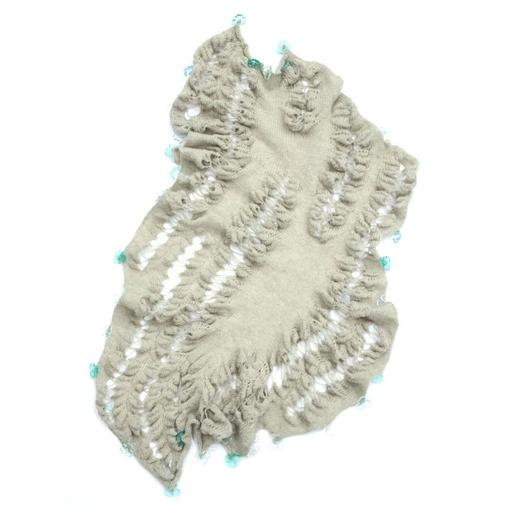 Into merged reality, an alternative fantasy · Mohair, alpaca, wool, cashmere, cotton, acrylic, transparent yarns · New York, United States · 2023