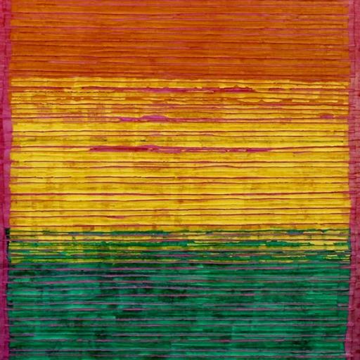 A Rare Appearance by Aphrodite (group iii) · 2022, Color Paper on Canvas, 40 x 30 x 1.5 Inches, Los Angeles