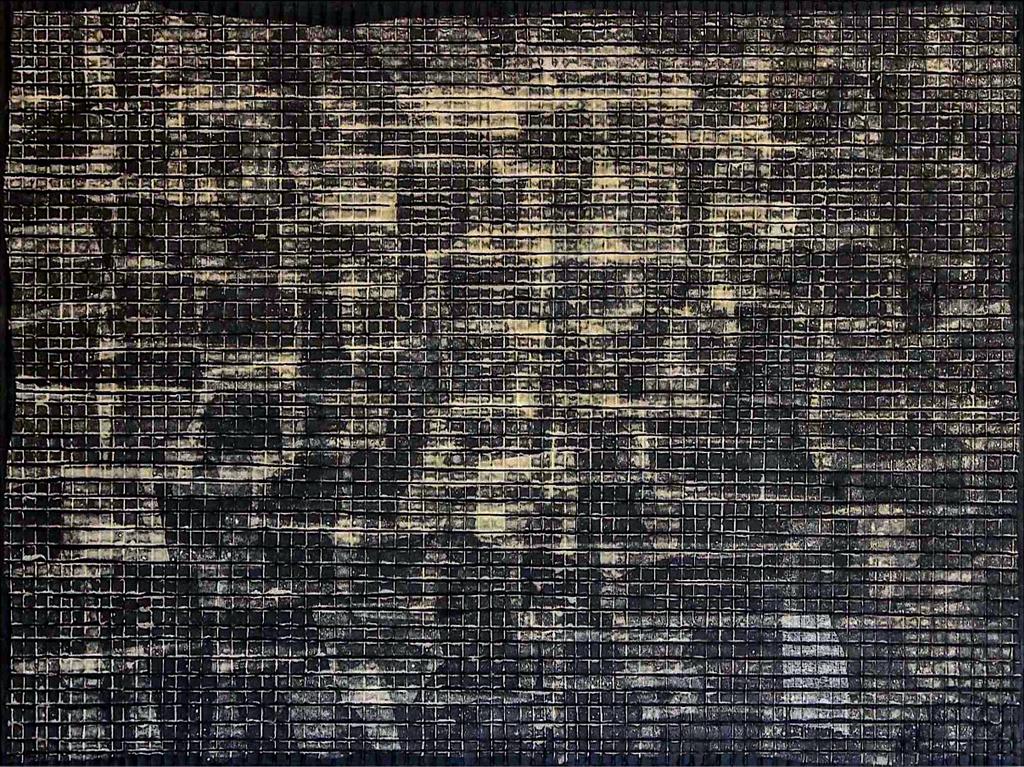 Constellation - One (group i) · 2019, Color Paper on Canvas, 36 x 48 x 2.5 Inches, Los Angeles