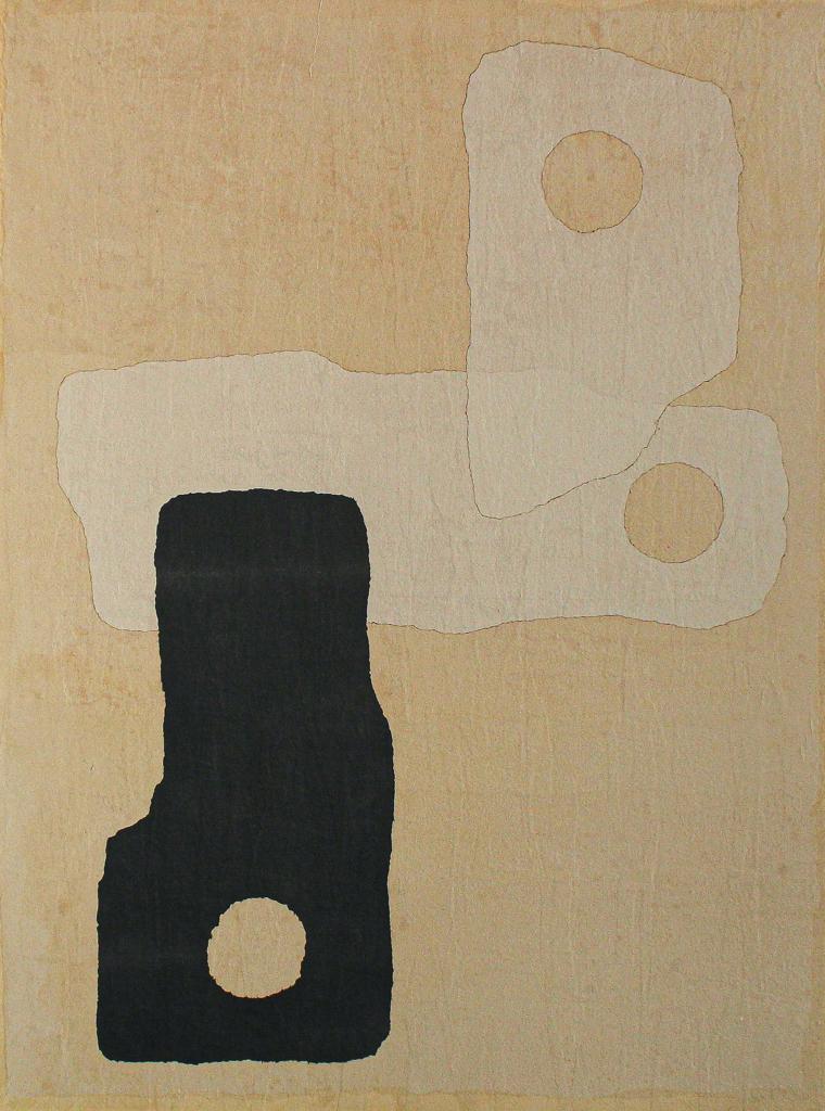 Somehow (group i) · 2024, Color Paper on Canvas, 40 x 30 x 1 Inches, Los Angeles