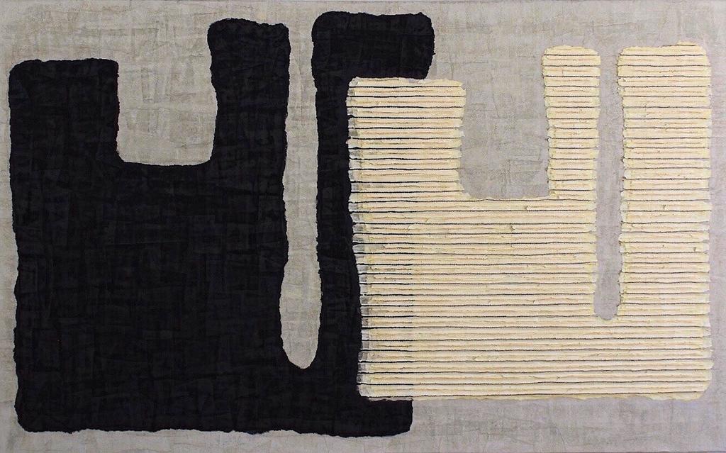 Truest of the True (group i) · 2022, Color Paper on Canvas, 30 x 48 x 1.5 Inches, Los Angeles