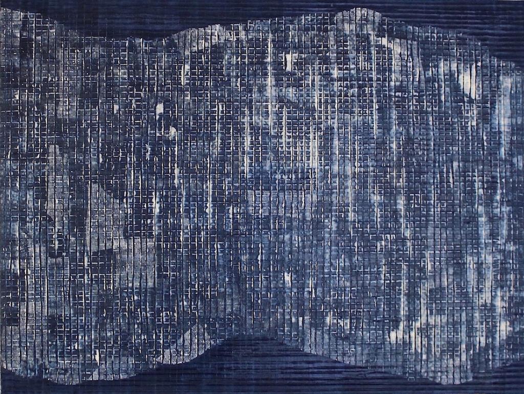 We Can Linger for a Moment (group iii) · 2019, Color Paper on Canvas, 36 x 48 x 2.5 Inches, Los Angeles