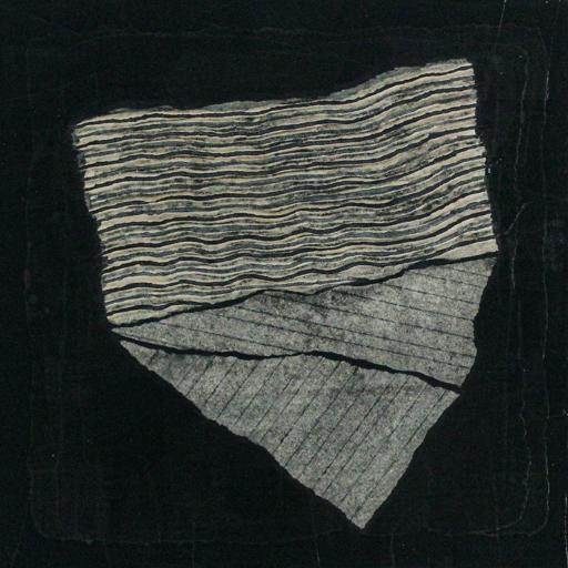 Wink and Tilted Smile (group ii) · 2024, Color Paper on Wood, 18 x 18 x 1 Inches, Los Angeles