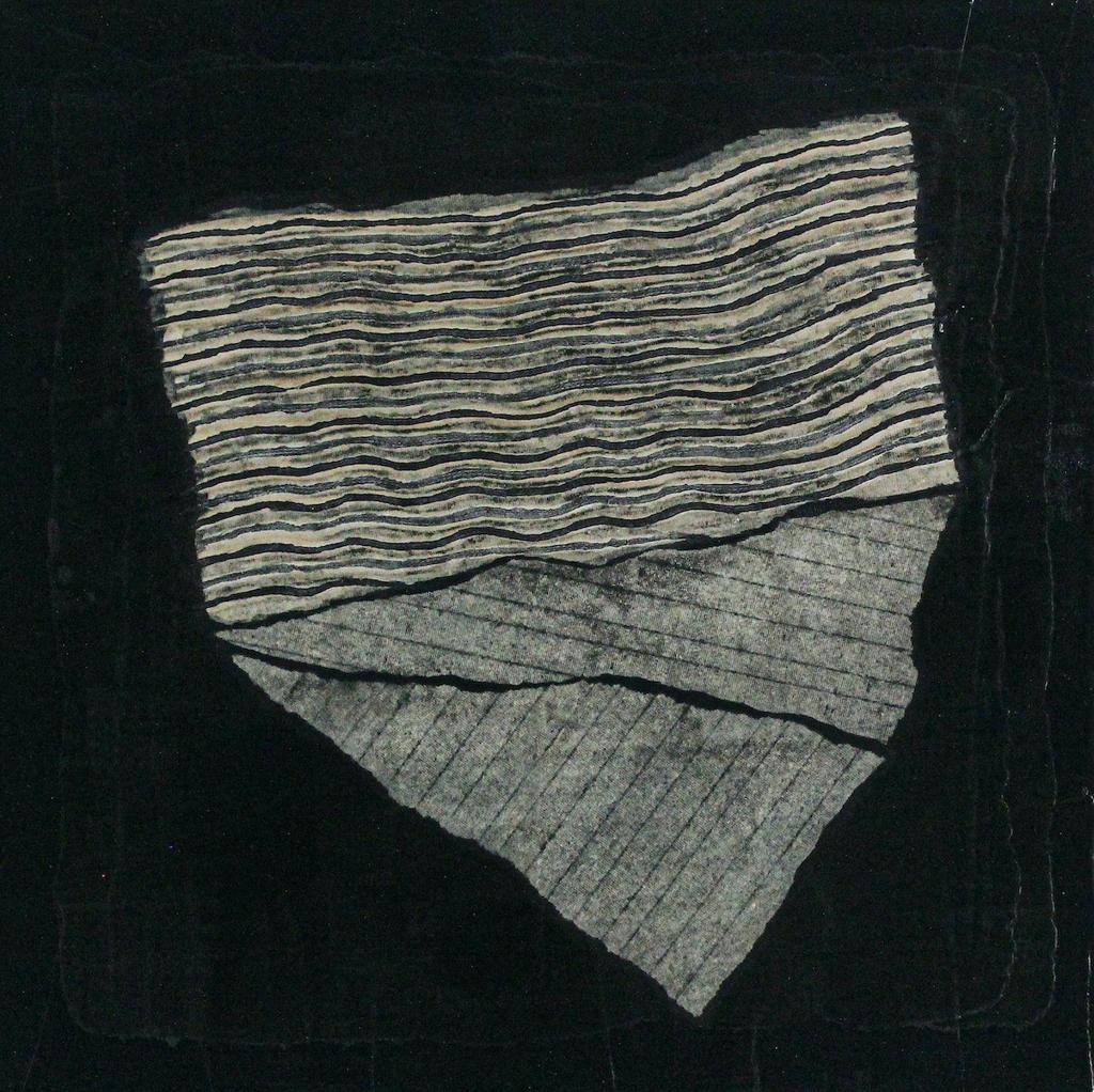 Wink and Tilted Smile (group ii) · 2024, Color Paper on Wood, 18 x 18 x 1 Inches, Los Angeles