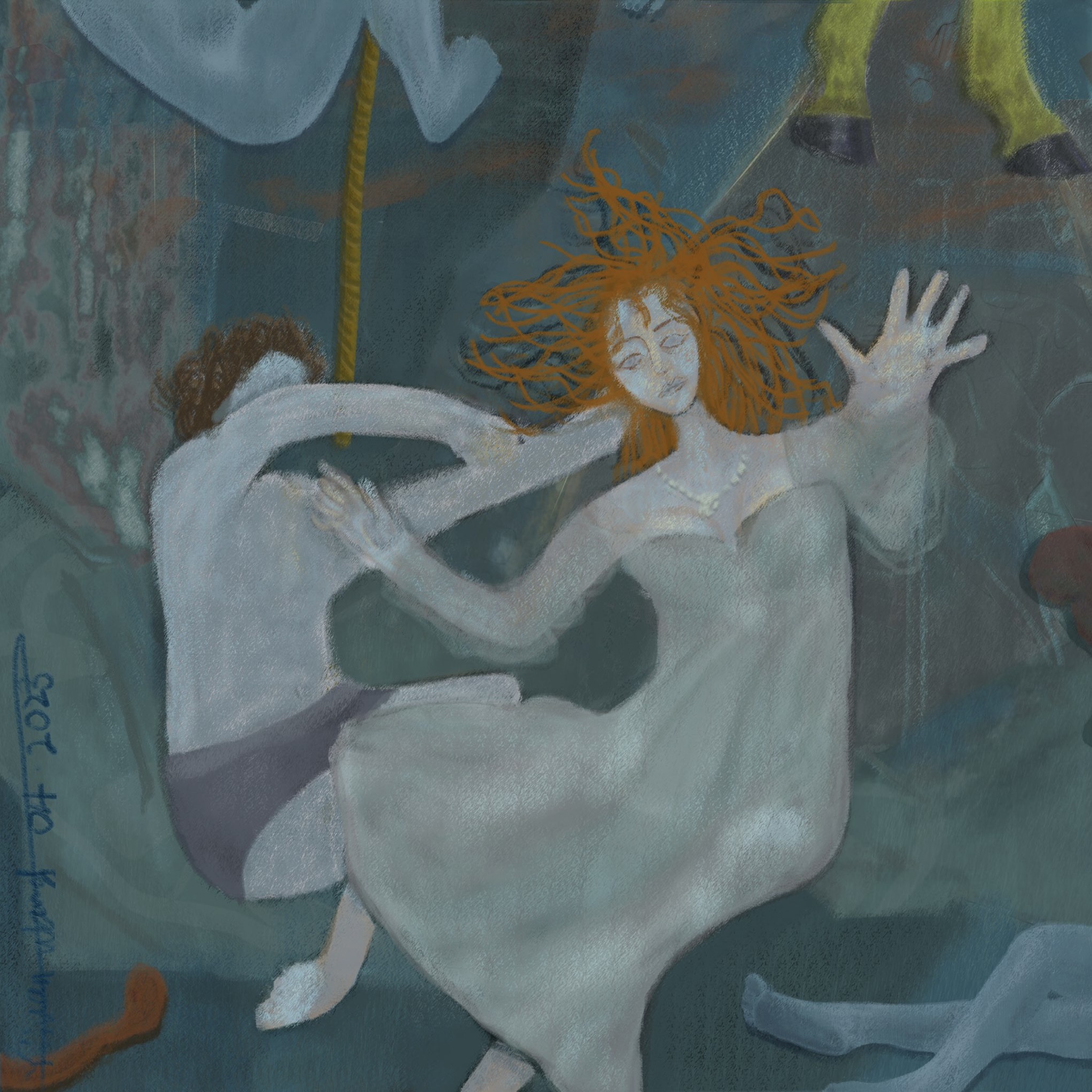 Reaching For A Lifeline - 2023 - Yijuan Wang